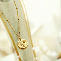 S925 sterling silver hand and footprint letter engraved baby birth commemorative plate custom parent-child necklace full moon 100th day gift