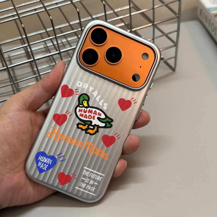 HUMANMADE Polar Bear Duck Hearts for Pro Max, 18 - 12, Air iPhone Case
