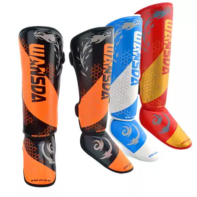 Sanda leg guards adult children's boxing Muay Thai calf guards and instep guards training professional shin guards