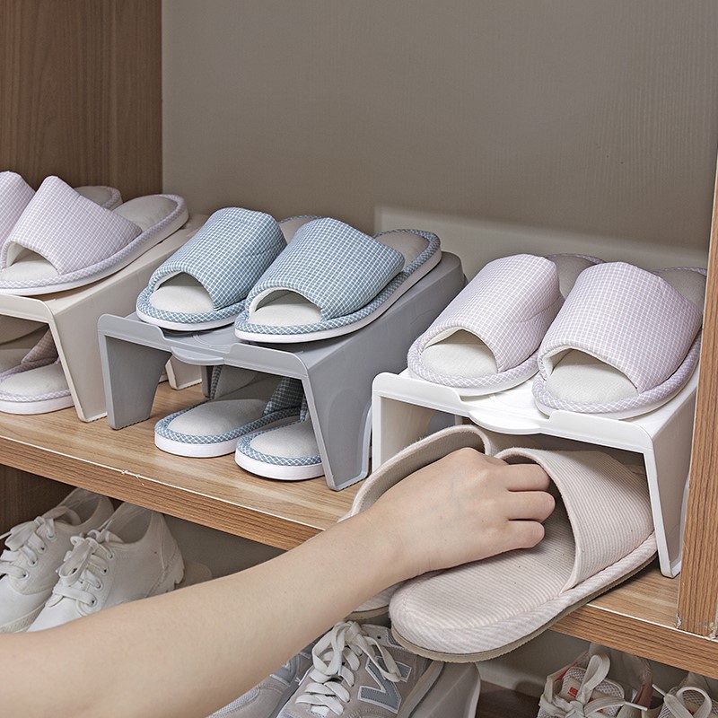 Double shoe rack shoes Toshoe box Home Dormitory Provincial Space Shoe Cabinet Stratix Spacer Placing Shoes containing Divine Instrumental-Taobao