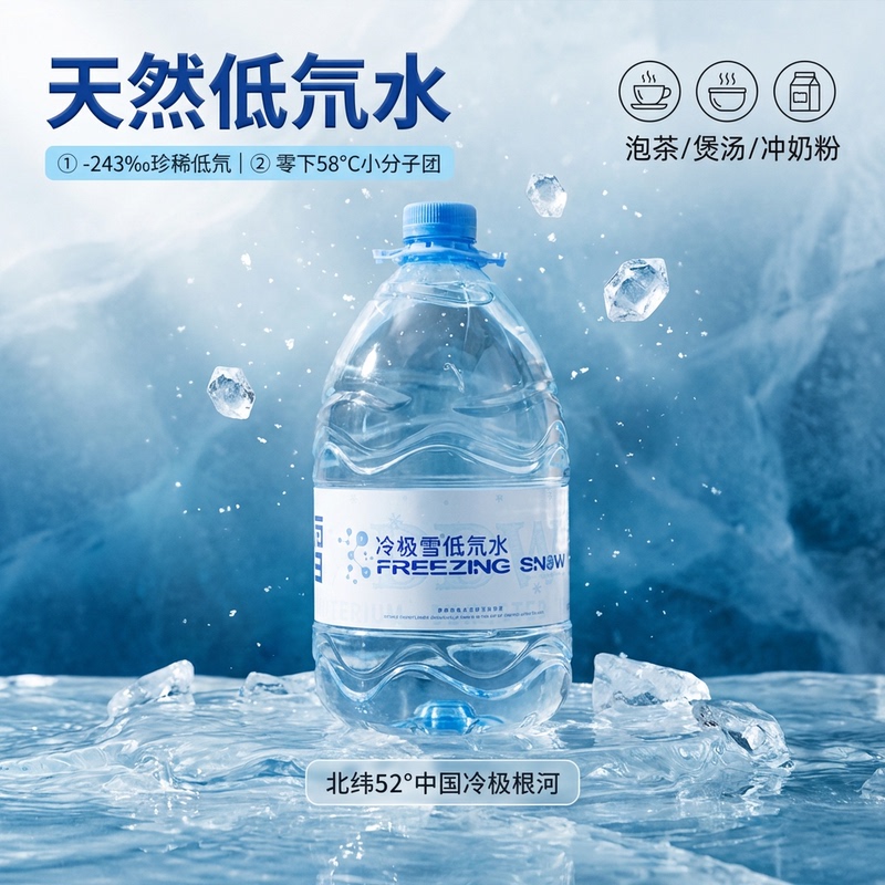 Cold Pole Snow Natural Low-Density Deuterium Snow Water Premium Gift Box Pure Water 4.5L*20 Bottles Whole Box Suitable for Making Tea and Mixing Milk Cold Pole Snow Natural Low-Density Deuterium Snow Water Premium Gift Box Pure Water 4.5L*20 Bottles Whole Box Suitable for Making Tea and Mixing Milk