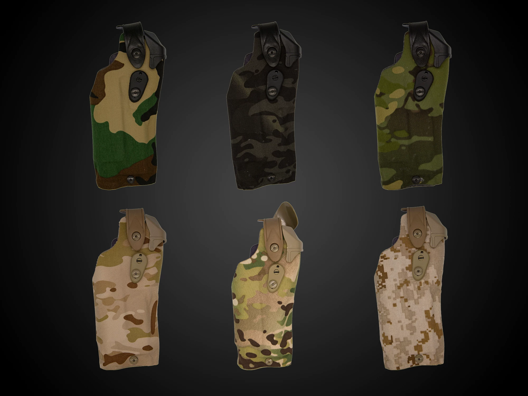 Funda táctica camuflaje 6360RDS vista general