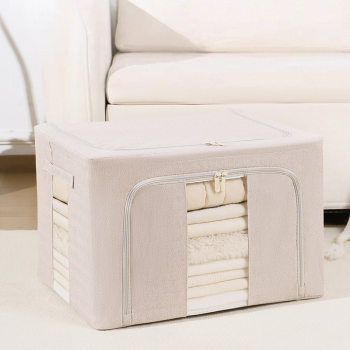 Loulan storage box 5.0 bold steel rack wardrobe storage box household odorable washable and organized moving hundred na box