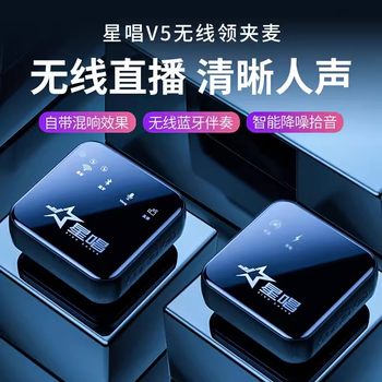 Little bee wireless live lavalier microphone star singing