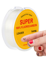 50M Fluorocarbon Leader Fishing Line Sea Fishing Boat Fishi