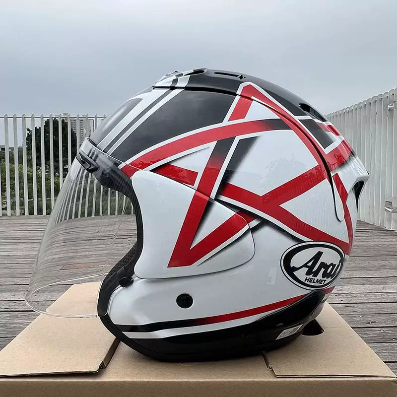 Lens, half helmet, 4