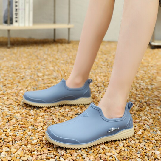 韩版雨靴低帮女士防水35码雨鞋舒适防滑短筒休闲胶鞋工作厨房水鞋