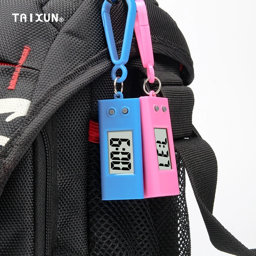 Детский портативный маленький брелок, электронная подвеска, цифровые часы