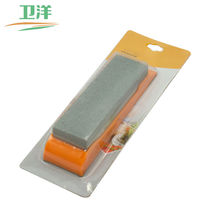 Weiyang WYS-2030 clean rust grinding stone with base 15 * 4 8 * 2 2CM black silicon carbide grinding knife stone