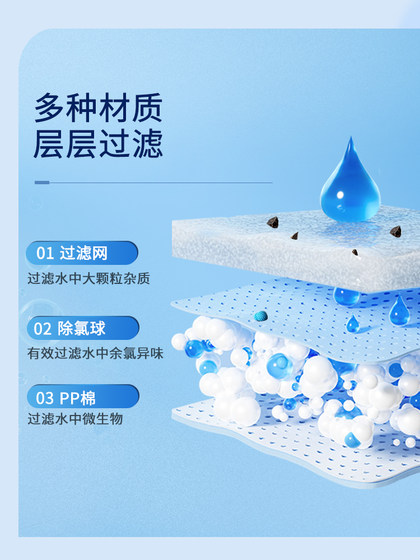 MorningRain过滤花洒净水过滤器增压喷头淋浴净肤VC花洒除氯滤芯