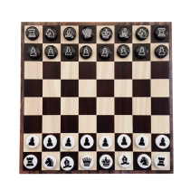 Magnetic international chess black and white environmentally friendly EVA chess pieces soft iron chess board childrens educational toys retro boutique