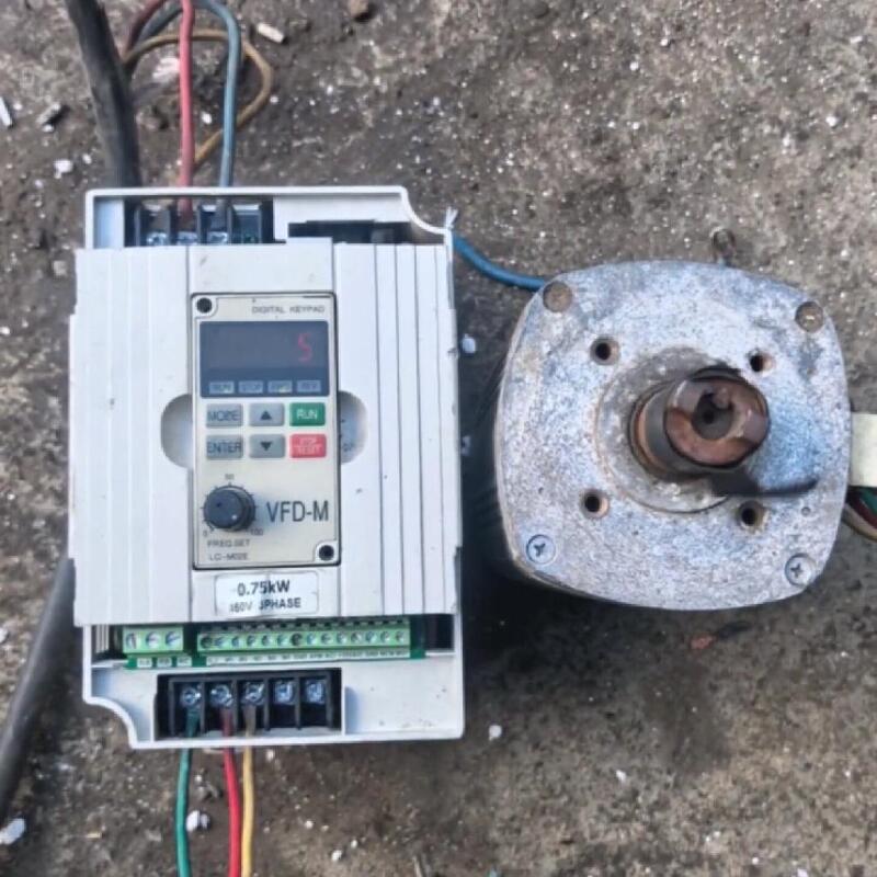 Vfd007El43B Delta 0.75Kw Inverter Functions Normally