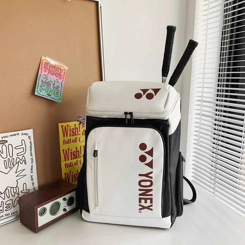 New Younnieks Badminton Bag double shoulder backpack 3 clothes for men and women tennis racket bag multifunction movement Chaubao-Taobao