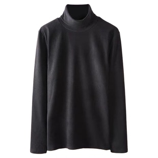 【拍二】秋冬季保罗半高领双面德绒保暖长袖