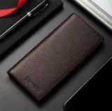 2024 Новый ультра -ультра -тонкий ультра -тонкий кошелек Men Simpl