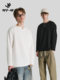 OFF-UP休闲长袖T恤男打底内搭宽松慵懒外穿上衣