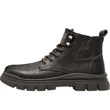 Heilan house casual martin boots high top men's shoes