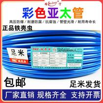 Iron shell insect Asia-Pacific pipe TKC nylon pipe PA11 high pressure hard trachea oil pipe blue yellow red color transparent white