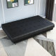 Single double three person sofa 1.8m 2m sofa leather folding bed dual use small apartment lazy living room PU leather