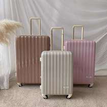 Suitcase 24 mute universal wheel pc luggage female ultra lig