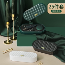 Sewing box set imported from Germany multifunctional hand-sewing sewing kit portable sewing storage box convenient sewing tools