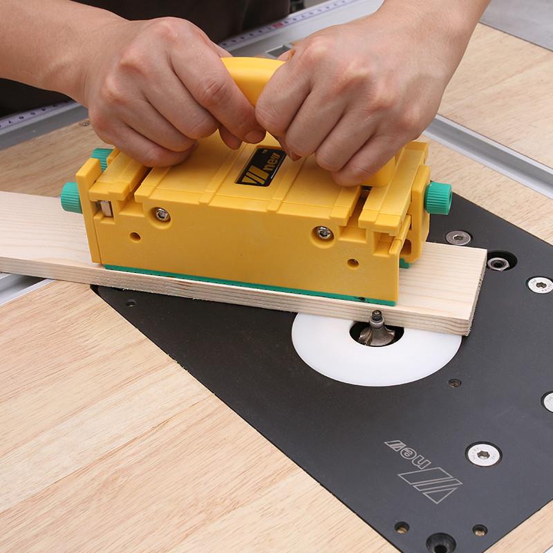 3D safety push handle flip electric circular saw push hand table saw band saw engraving machine woodworking push ruler push feeder woodworking DIY