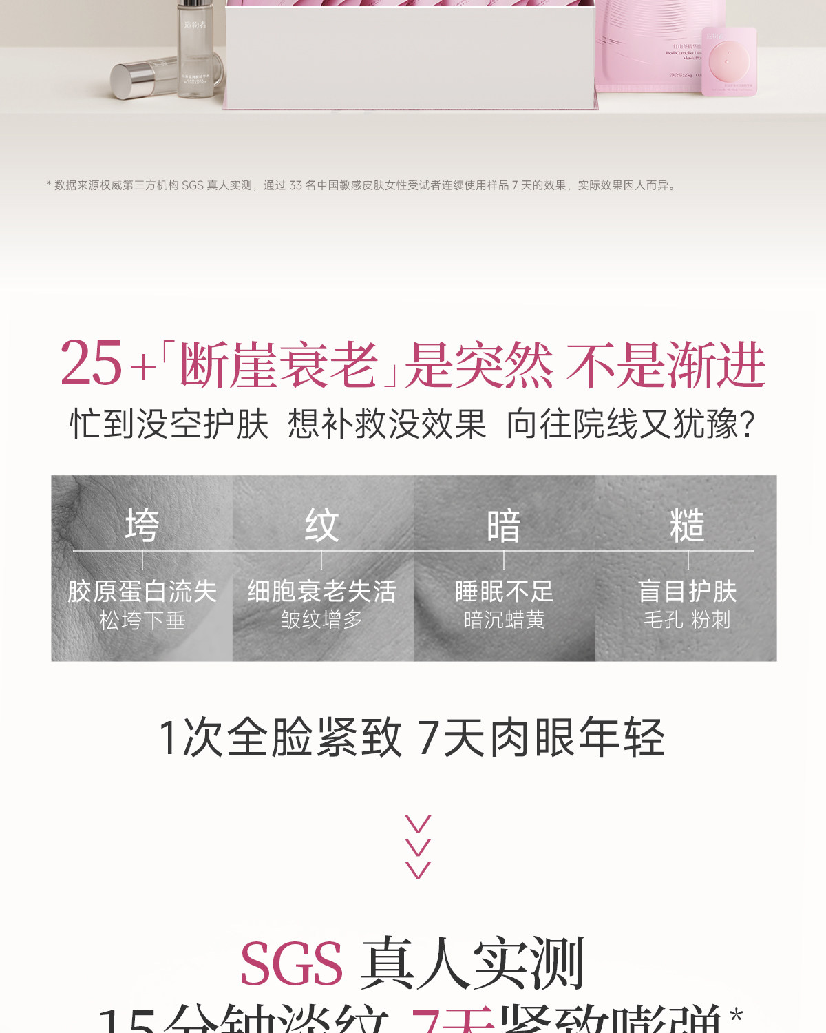 【Expédition directe de Hong Kong】 Masque à l'essence de camélia "Zao Wu Zhe" 6 paires/boîte - Nettoie et resserre les pores, raffermit et illumine - Remède d'urgence pour les nuits blanches - Hydratation profonde - Masque à appliquer - Poudre + Essence
