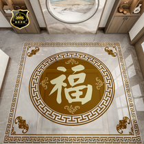 New Chinese style blessing pattern entrance hall hallway living room whole house mosaic floor tiles custom marble pattern 800X800