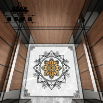 Foshan Tile Elevator Car Tile Parquet Parlor Living Room Genguan Entrance Restaurant Hotel Foyer Tile Parquet Booking System
