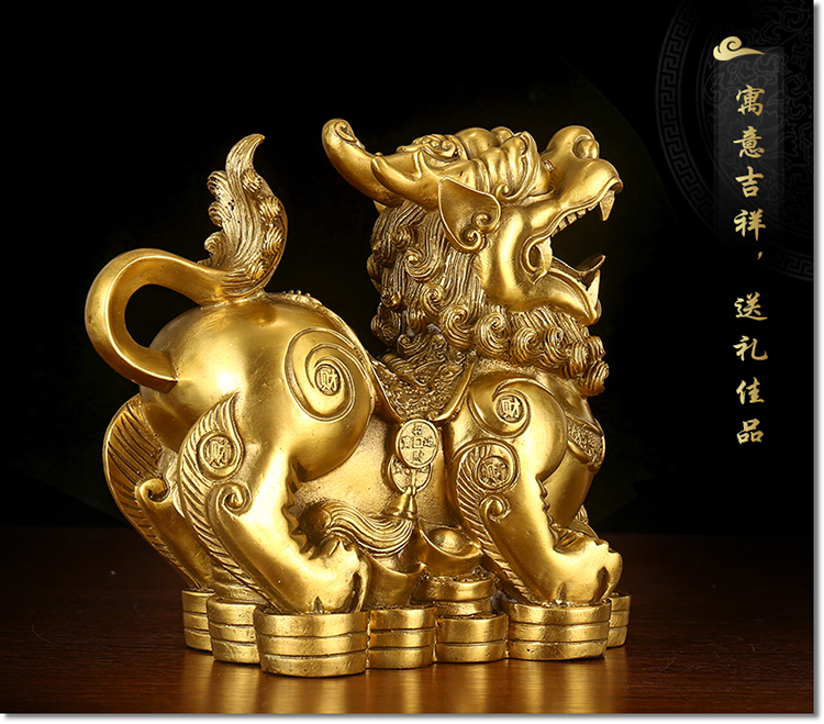 Cồng chiêng, đồ trang trí, đá cuội bằng đồng nguyên chất, một cặp nhà, thị trấn may mắn, ác thần, giàu có, phong thủy, dồi dào cây trang trí trong nhà