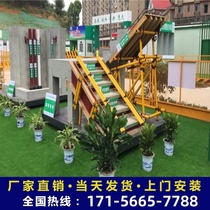 Construction method and technology construction site quality model component approach display area construction finished product model room model Fujian
