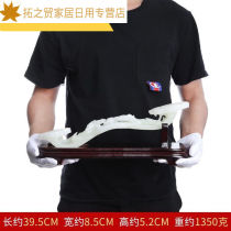 MAIDIAN fashion home jade Ruyi ornaments natural jade everything goes well living room home auspicious