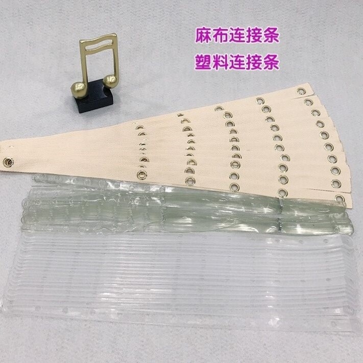 Linen Connecting Strip Clothing Leather Strip Polyester Cotton Suit with Clothes Hanger Trouser Clip White Connecting Strip Transparent Clothes Hanging Strip