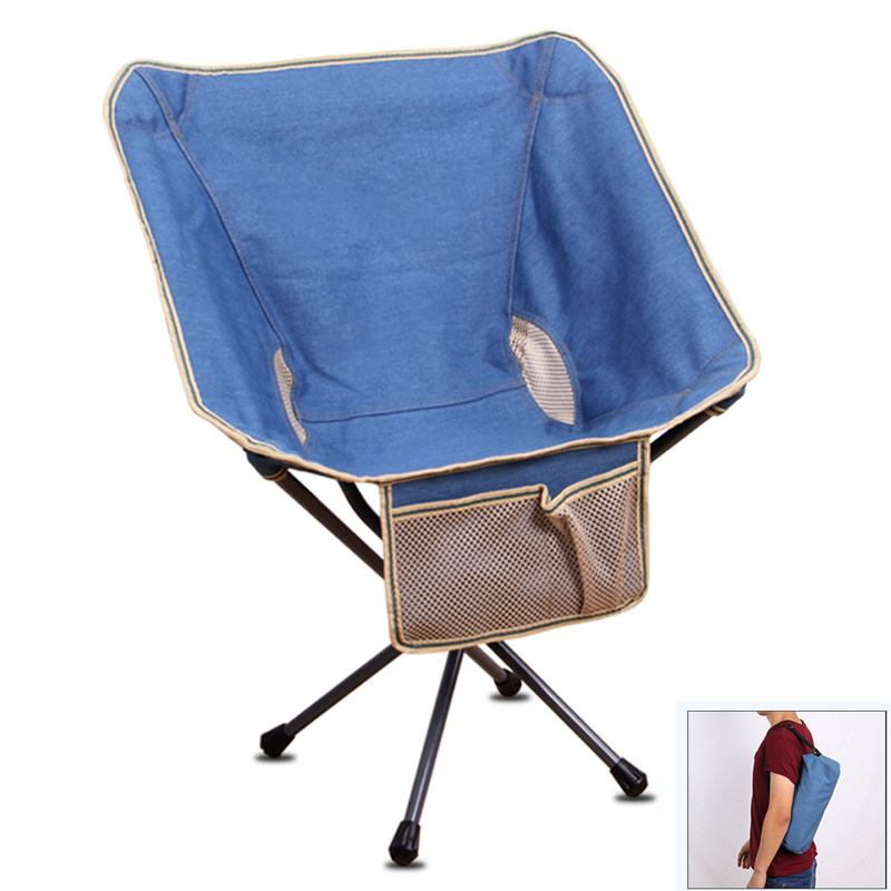 Outdoor portable folding chair Shoulder Bag Chair Mini Backrest Fishing Moon Butterfly Chair Write Raw Sloth Beach Camping Chair