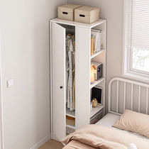 Single Door Wardrobe Home Bedroom Rental House With Corner Small Wardrobe Ground Floor Small Simple Assembly Closet Containing Cabinet
