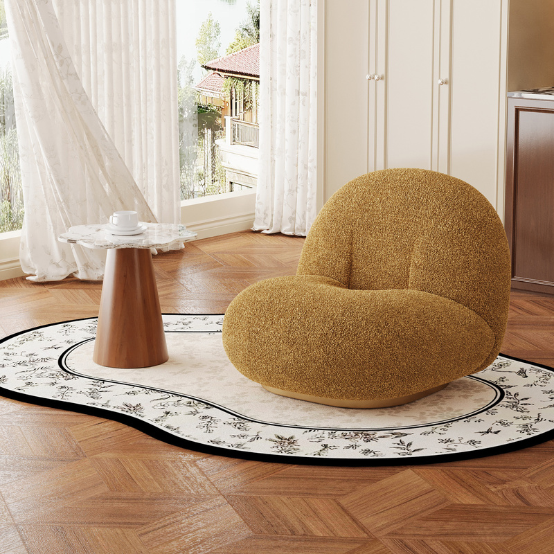 Cloud Lazy Sofa Single Snow Pear Chair Internet Celebrity Ins Tatami Living Room Bedroom Balcony White Chubby Small Sofa