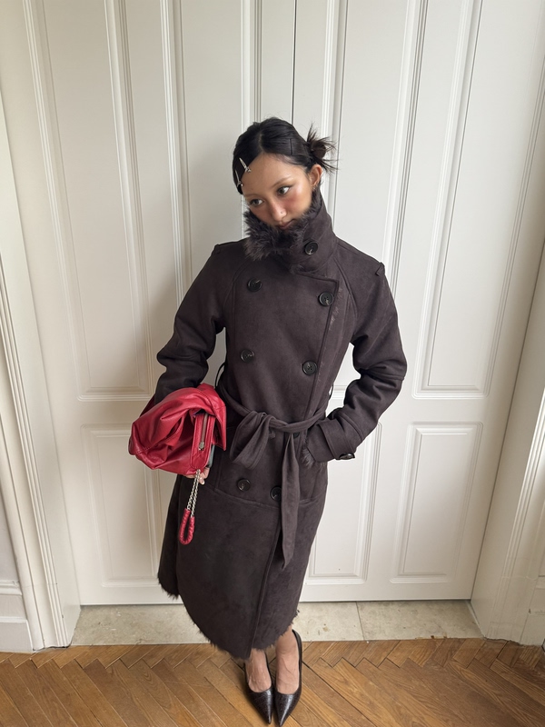 *Andivogels* Autumn and Winter Heavy-Duty High-Grade Fur Integrated Warm Stand-Up Collar Long Coat Jacket *Andivogels* Autumn and Winter Heavy-Duty High-Grade Fur Integrated Warm Stand-Up Collar Long Coat Jacket