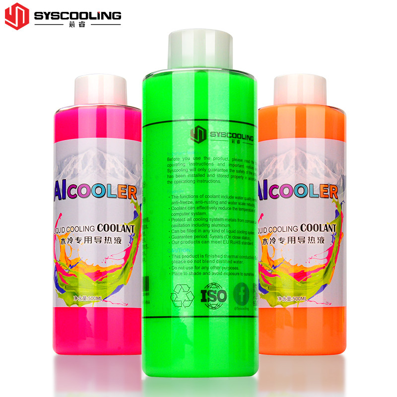 Dongyuan core Rui L500 water-cooled thermal conductive coolant flat water-cooled heat dissipation transparent blue non-corrosive precipitation