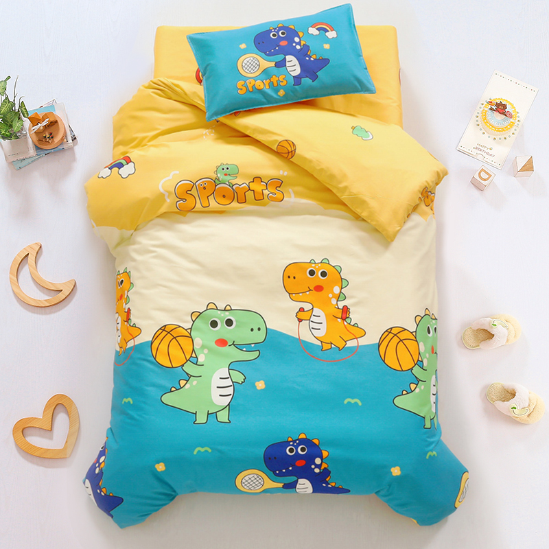 Kindergarten entrance to the garden Seven sets of the afternoon Toban's three sets of quilted quilts to be prepared for bed by bedtime bedding-Taobao