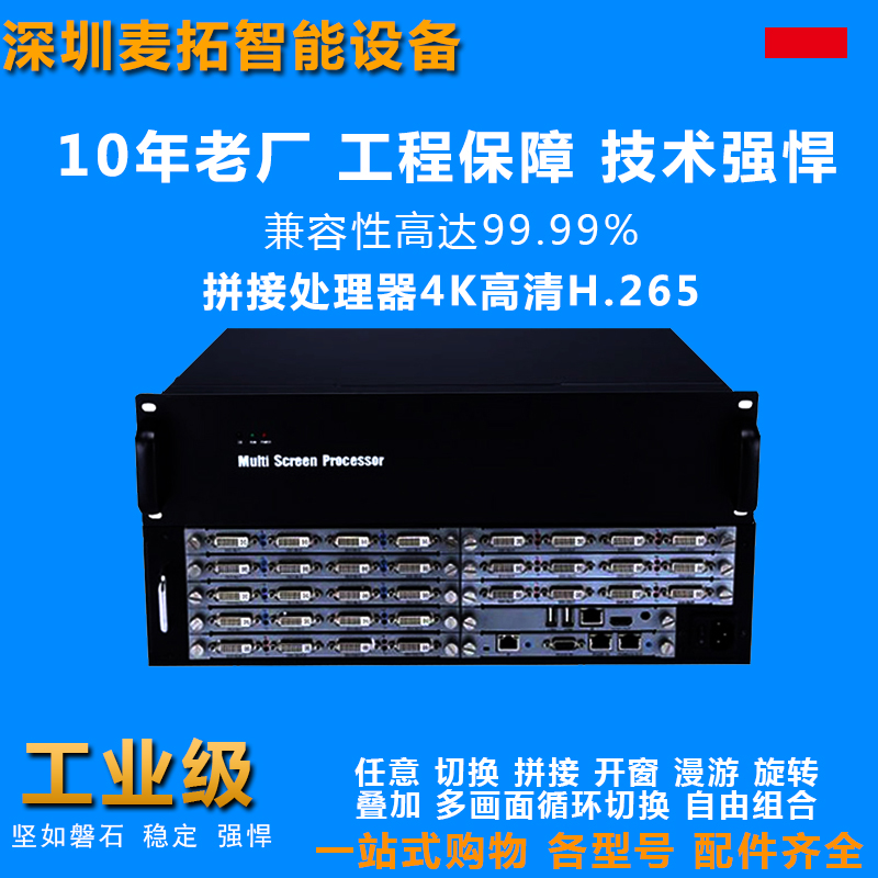 4K matrix HDMI high-definition hybrid splicing large screen processor to monitor multi-image video control network decoder-Taobao