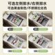 Household Left-Side Drain Kitchen 304 Stainless Steel Sink Single Bowl Dishwashing Basin Sink Countertop Top and Bottom Bowl