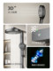 Jcxmow Large Showerhead Set for Home Use, Rain Shower Bathroom Shower System, Bathroom Brass Pressurized Showerhead