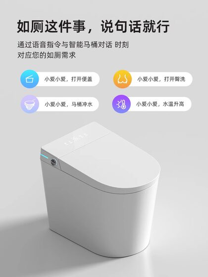 Small-Sized Smart Toilet Bathroom Zero Water Pressure Short Model Mini 58cm Length All-In-One Fully Automatic Toilet