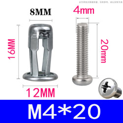 .나사 꽃잎 너트 고정 내부 확장 나사 스테인레스 스틸 m4m5m6 블라인드 리벳 너트 랜턴 나사