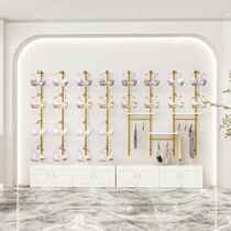 Wall underwear display rack high-end underwear store bra pajamas and underwear adjustable wall-mounted display rack display cabinet