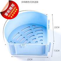 Buy 4 and get a soap dish free of plastic traceless stickers and punched toilet wall hanging kitchen bathroom toilet storage shelf