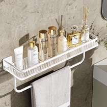 Acrylic bathroom storage rack towel rack bathroom hand washing sink cosmetics wall-mounted storage rack no punching