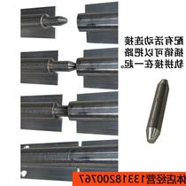Solid stainless steel new floor track heavy-duty sliding door round slide rail push-pull rail silent base