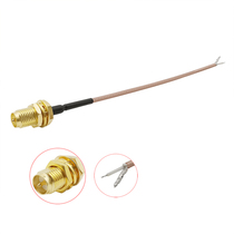 RP SMA Female to PCB Solder RF Coaxial Connector RG178 Cable