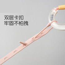 Full silicone boilable baby pacifier to prevent falling off with teether toy rabbit elephant lion on chain